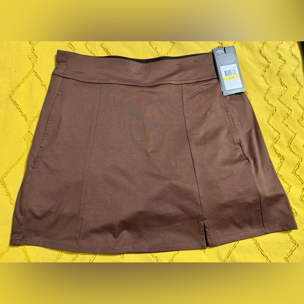 Women’s Callaway TrueSculpt Skort Coffee Size Medium